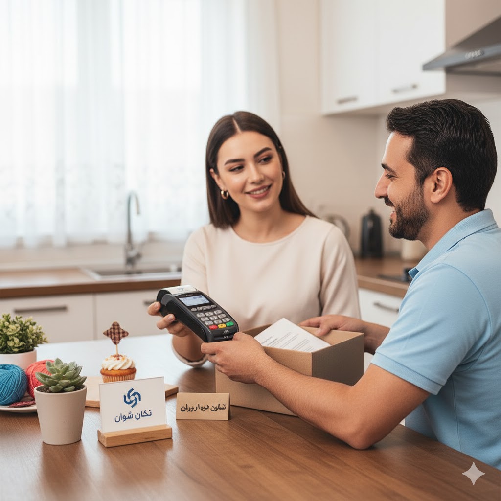 گرفتن دستگاه پوز برای مشاغل خانگی