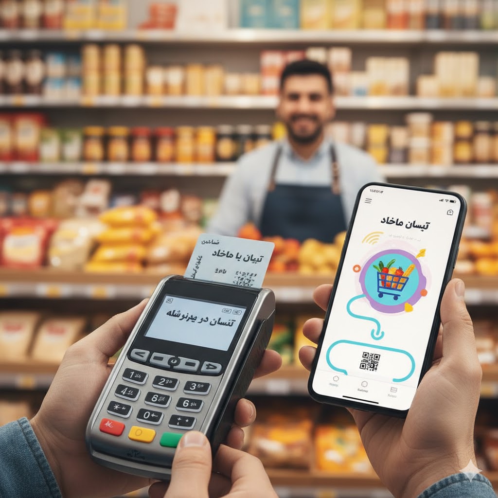 نحوه اتصال کارتخوان به کالابرگ الکترونیکی