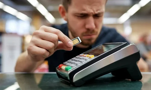 جایگذاری نادرست سیم کارت