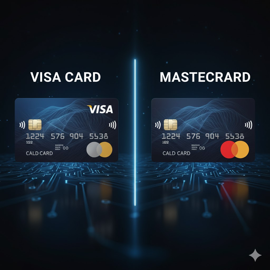 تفاوت ویزا کارت و مستر کارت