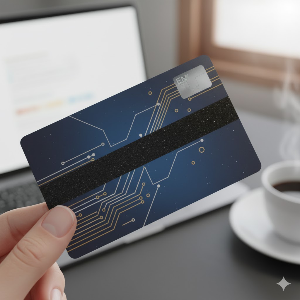 خط سیاه روی کارت بانکی