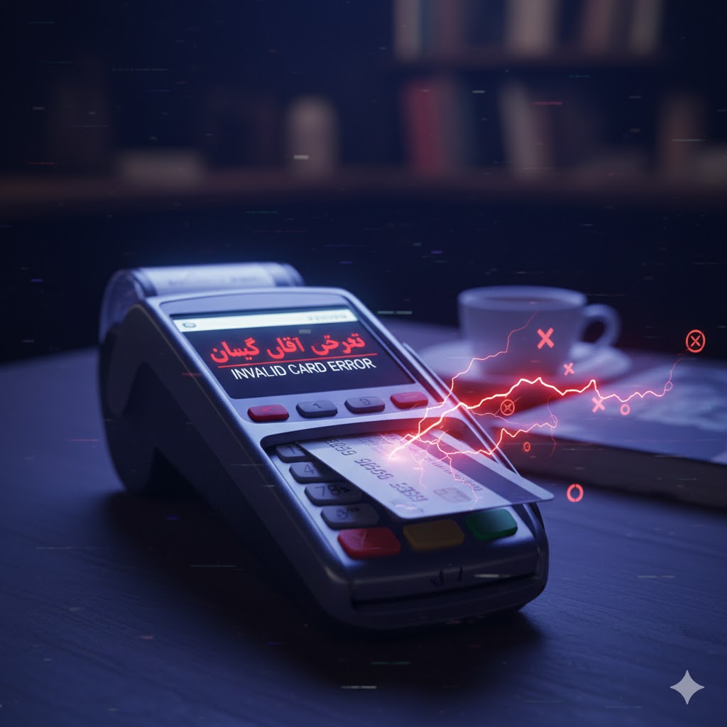 علت خطای کارت نامعتبر است